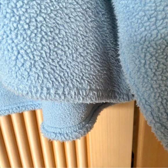 Free People We the Free Elk Mountain Pullover Fleece Sweater blue - Picture 7 of 12